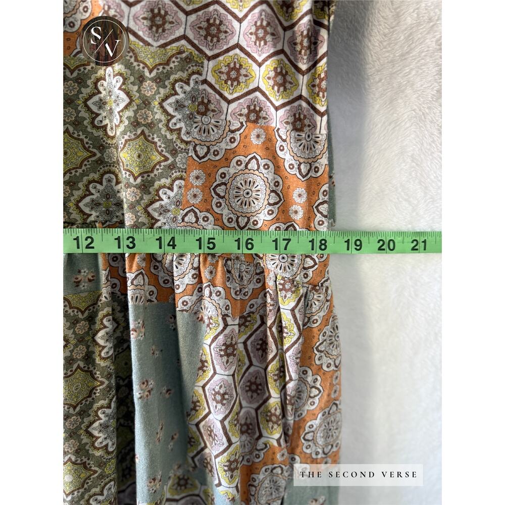 Known Supply Misty Patchwork Dress Sleeveless Boho Size XL - Picture 7 of 9